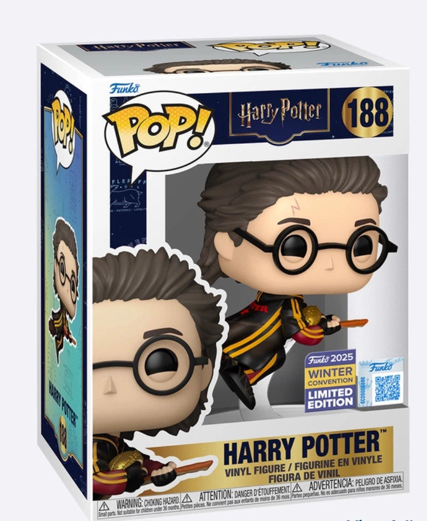 IN HAND LIMITED WINTER CONVENTION Harry Potter Quidditch Funko Pop #188