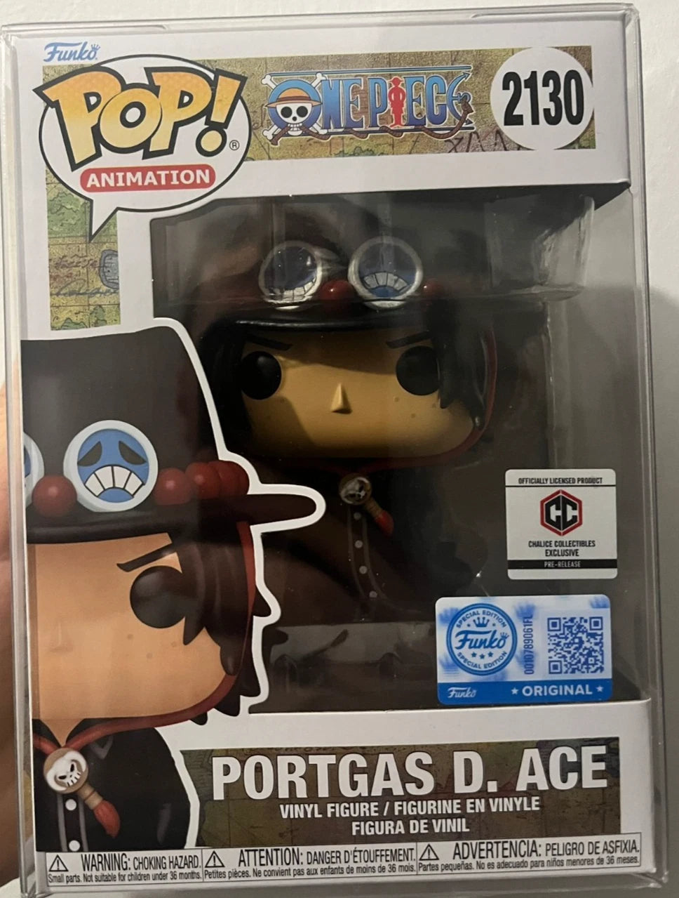 Funko Pop portgas D Ace Chalice One Piece 2130 Edizione Chalice preorder