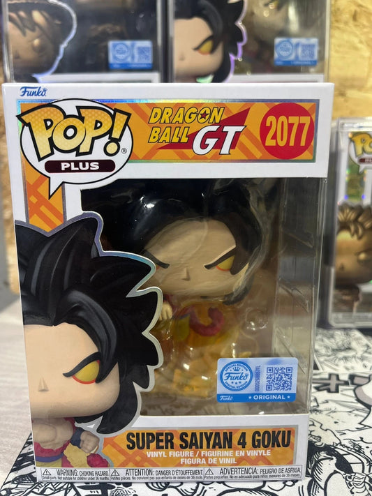 Funko pop Super sayan4 Goku 2077 Dragonball GT Barcode toei