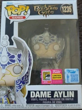 FUNKO POP! BALDUR'S GATE DAME AYLIN STIKER SDCC