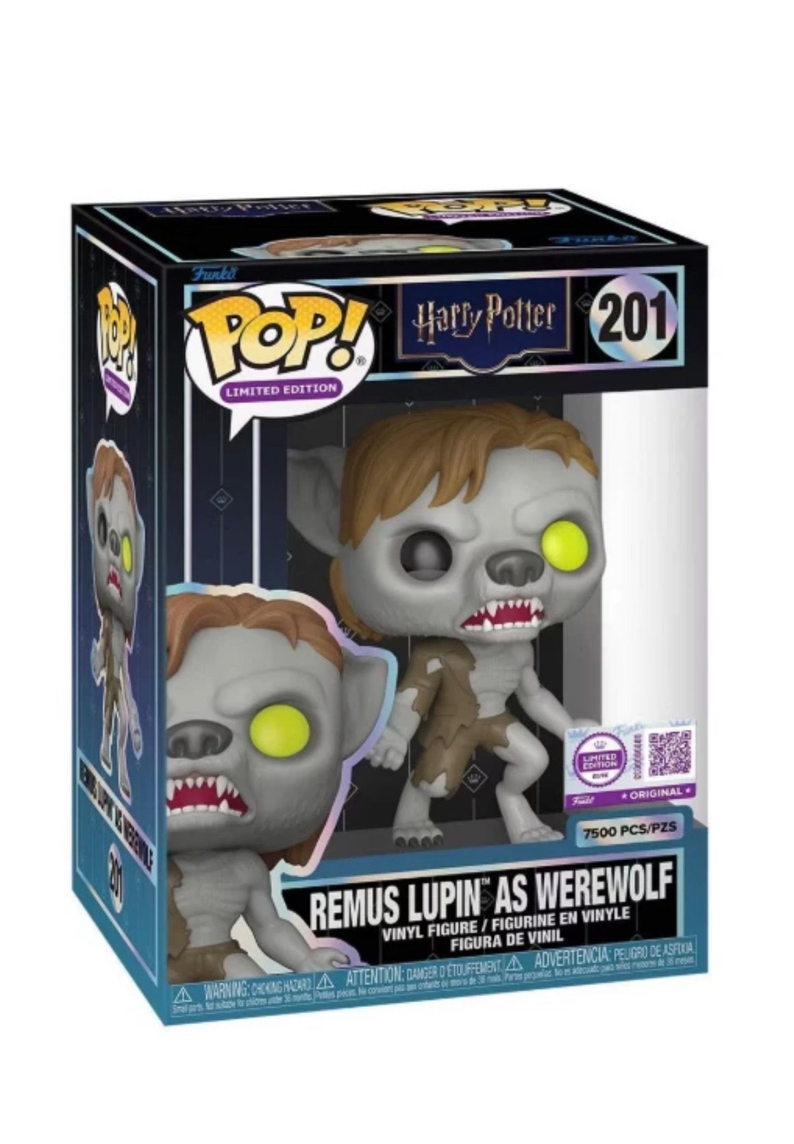 Funko Pop Harry Potter #201 Remus Lupin Lupo Mannaro EDIZIONE LIMITATA 7500 PZ