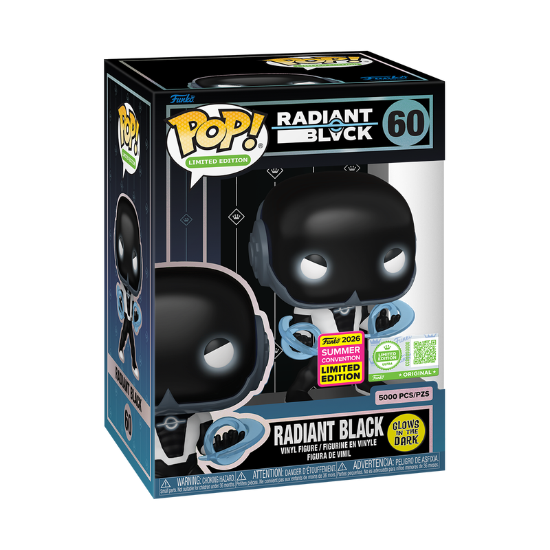 Radiant Black Pop! Radiant Black (Glow) with Pop! Protector 5000 pezzi!