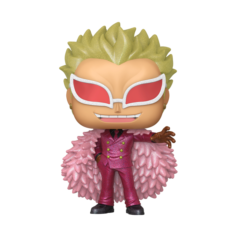 SDCC Limited Edition One Piece Doflamingo (Diamond) Pop! & Bag Bundle Preordine