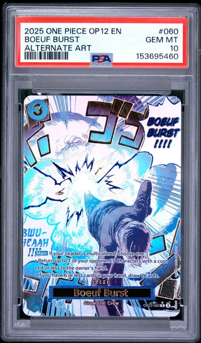 Onepiece Sanj Manga event PSA10 OP12-060