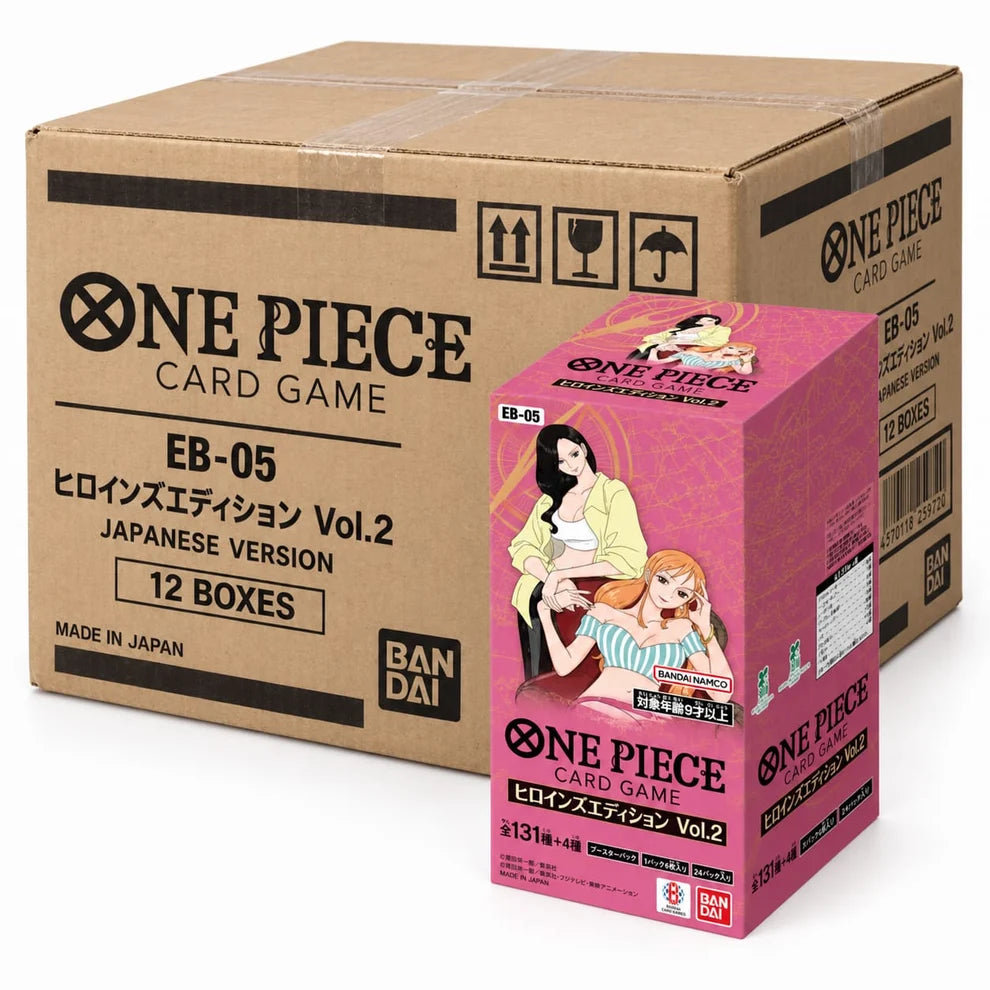 ONE PIECE CARD GAME - EB-05 Heroines Edition Vol. 2 - Extra Booster Box JAP (Bandai) Preorder