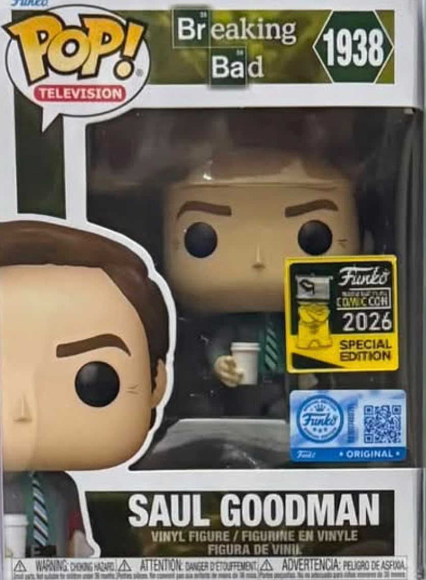 Funko POP! Saul Goodman MFCC2026 Stiker Breaking bad  1938