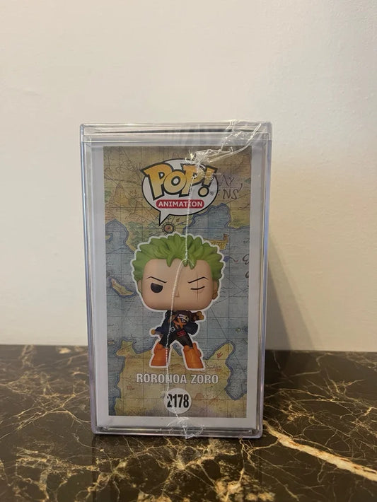 Funko Pop Roronoa Zoro Hot Topic Exclusive LE 3500 #2178 One Piece & Protector