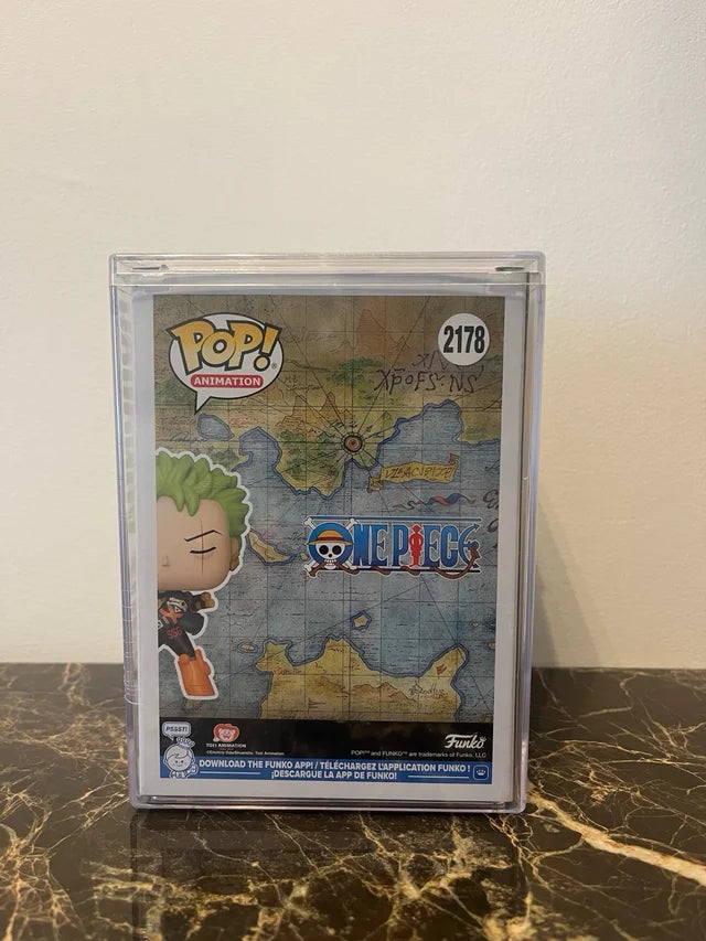Funko Pop Roronoa Zoro Hot Topic Exclusive LE 3500 #2178 One Piece & Protector