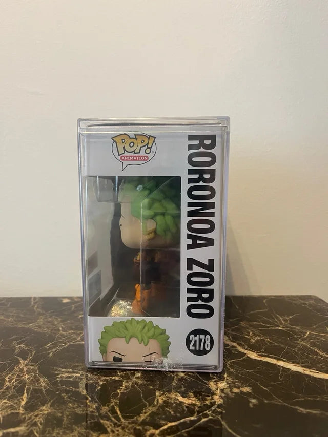 Funko Pop Roronoa Zoro Hot Topic Exclusive LE 3500 #2178 One Piece & Protector