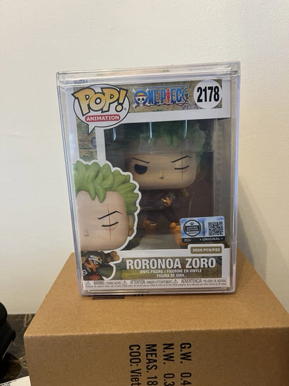 One Piece Roronoa Zoro Royalty Limited Edition #2178 Sealed✅ Barcode Hottopic