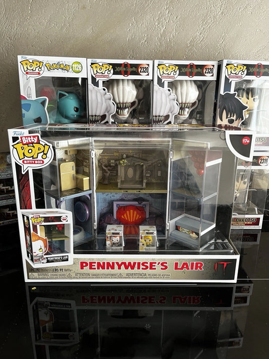 NEW Funko Bitty Pop HOUSE It Pennywise's Lair George Denbrough Horror King Movie