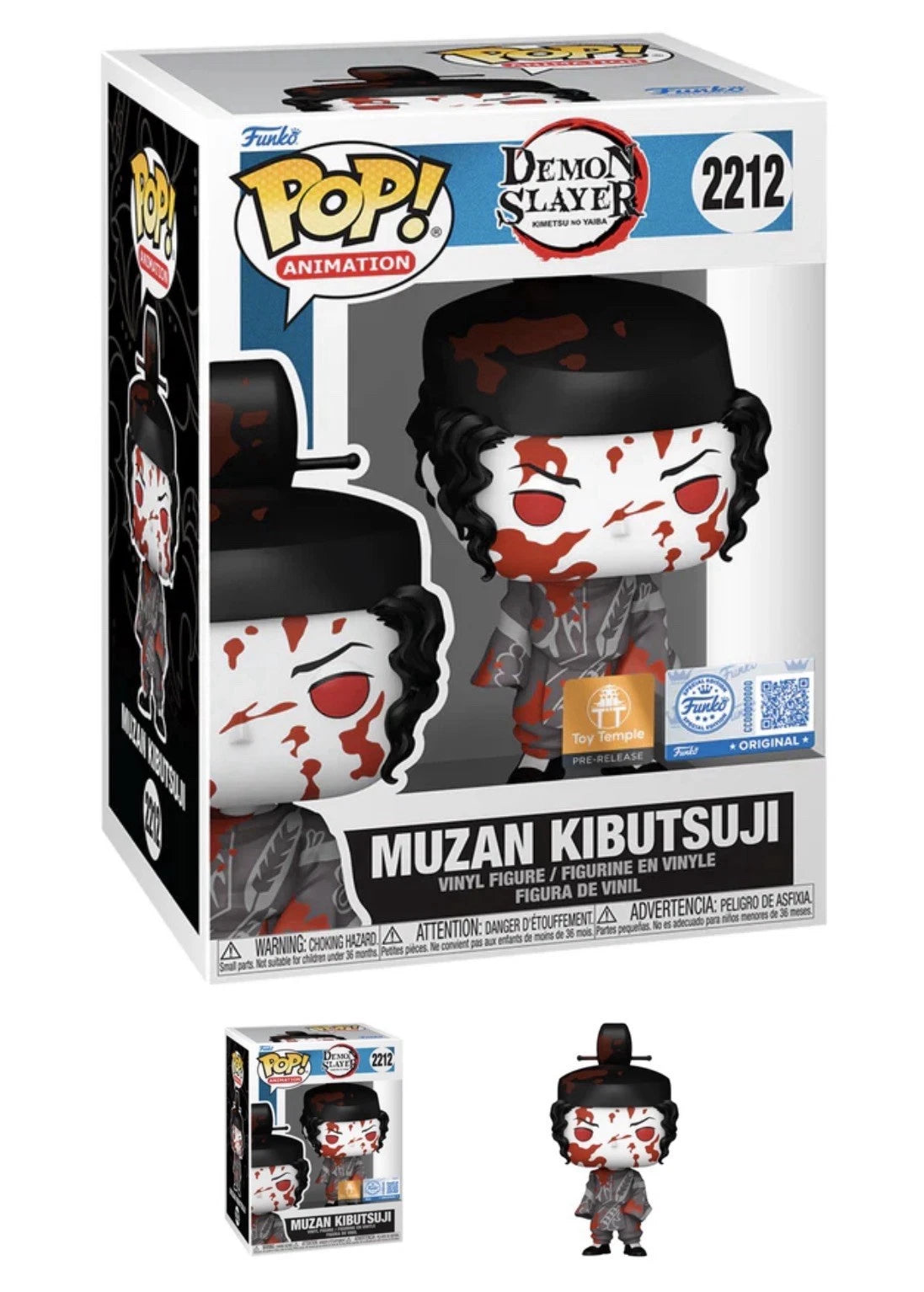 Funko Pop! Demon Slayer-Muzan Kibutsuji-#2212-Toy Temple Exclusive-Pre Sale-