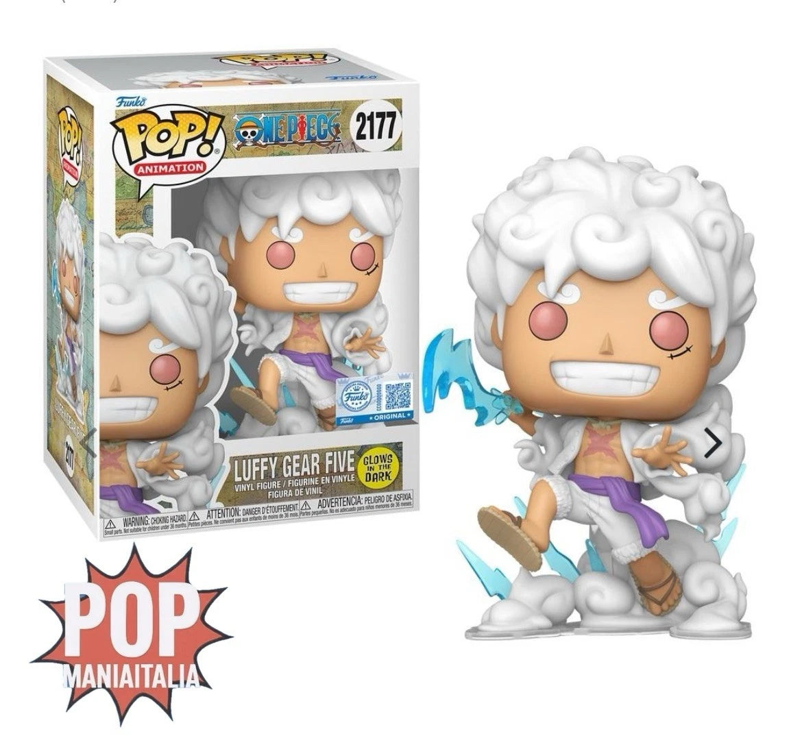 One Piece Lightning Luffy Gear 5 Funko Pop! #2177