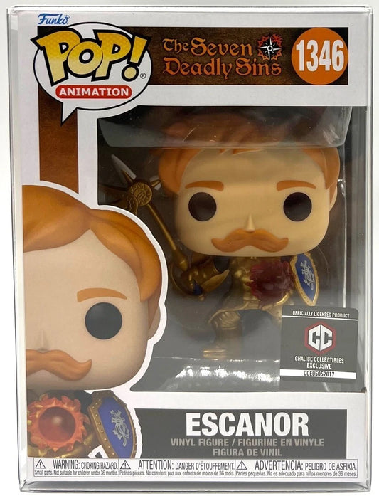 Funko Pop! The Seven Deadly Sins Escanor #1346 Calice Esclusivo con soft protector