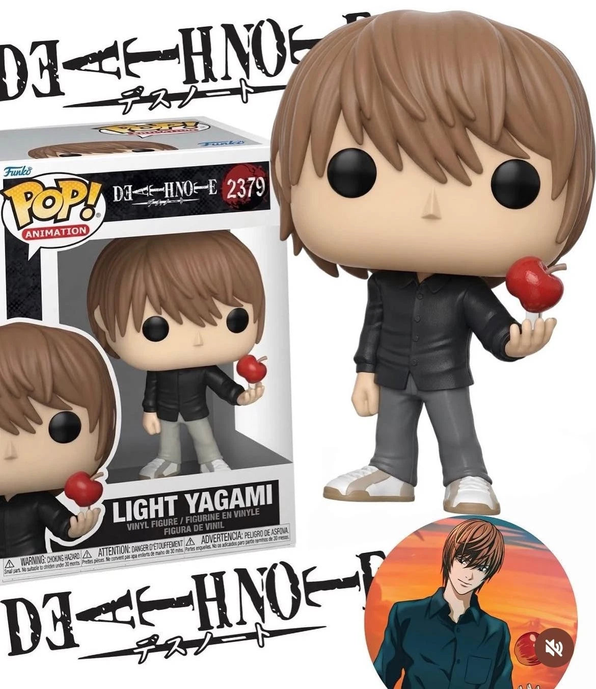 FUNKO POP Animation: Death Note - 2379 Light Yagami