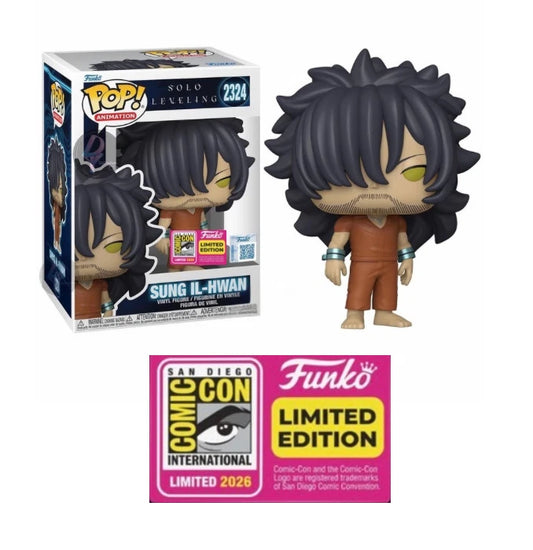SDCC 2026 FUNKO POP Solo Leveling Sung IL-Hwan Stiker SDCC