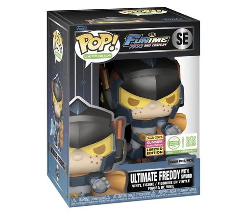 POP! Ultimate Freddy with Sword with POP! Protector 5000 pezzi